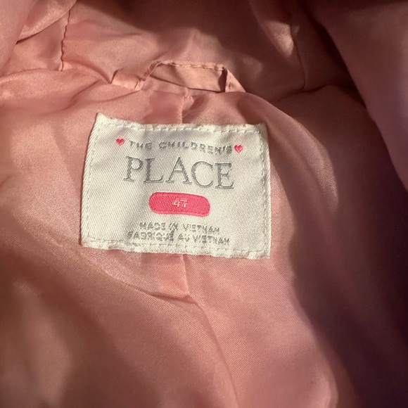 Pink children’s place jacket, size 4t - Picture 2 of 3
